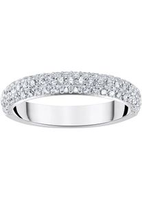 Fingerring Thomas Sabo "Schmuck Silber 925 Ring" Gr. 54, silber (silberfarben, kristallwei&szlig;), Fingerringe, Damen, 54, Silber 925 (recycelt), 3,5mm, Fingerring, mit Zirkonia (synth.)