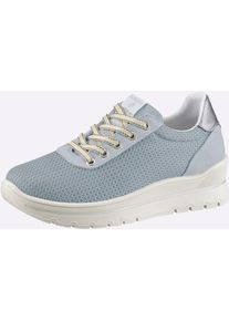 Sneaker Heine, Damen, Gr. 36, hellblau, Synthetik, Schuhe Sneaker