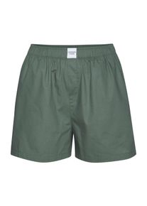 Pyjamashorts Copenhagen Studios, Damen, Gr. 46, N-Gr, dunkelgr&uuml;n, Web, Obermaterial: 100% Baumwolle, unifarben, loose fit kurz, Hosen Pyjamashorts, aus fein gewebter Baumwoll-Qualit&auml;t