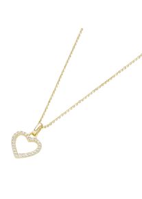 Kette mit Anh&auml;nger Luigi Merano "Kette mit funkelnden Lab Grown Diamanten, Brillantschliff, Gold 375", gold, Halsketten, Damen, Gelbgold 375, Kette mit Anh&auml;nger