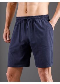 w&auml;schepur Schlafshorts W&Auml;SCHEPUR, Herren, Gr. 44/46, Normalgr&ouml;&szlig;en, blau (marine), 100% Baumwolle, unifarben, Hosen Schlafshorts
