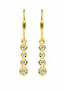 Adelia&acute;s Paar Ohrh&auml;nger ADELIA&acute;S "333 Gold Ohrringe Ohrh&auml;nger mit Zirkonia", gold, Ohrringe, Damen, Gelbgold 333, Paar Ohrh&auml;nger