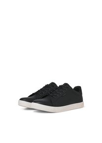 Jack & Jones Sneaker JACK & JONES "JFWTRENT", Herren, Gr. 40, anthrazit, Lederimitat, Schuhe Sneaker, mit Schn&uuml;rung