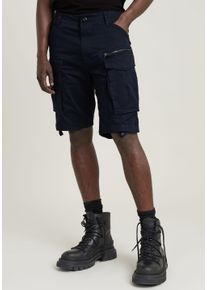 G-Star Raw Cargoshorts G-STAR "Rovic zip loose", Herren, Gr. 34, N-Gr, blau (salute), Obermaterial: 97% Baumwolle, 3% Elasthan, bequem, Hosen Cargoshorts