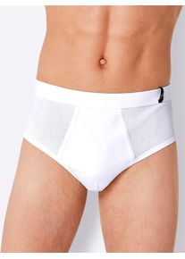 w&auml;schepur Slip W&Auml;SCHEPUR, Herren, Gr. 10, 3 Stk., wei&szlig;, 95% Baumwolle, 5% Elasthan, Unterhosen Slip