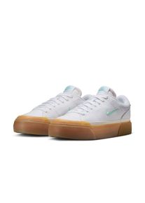Sneaker Nike Sportswear "WMNS COURT LEGACY LIFT", Damen, Gr. 36,5, wei&szlig;, mint foam, gum light braun, sail, Synthetik, Textil, Schuhe Sneaker