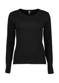 Langarmshirt Blue Seven "Blue Seven Langarmshirt", Damen, Gr. 44, schwarz (9990, schwarz), 50% Baumwolle, 45% Modal, 5% Elasthan, normal, Rundhals, Shirts Langarmshirt