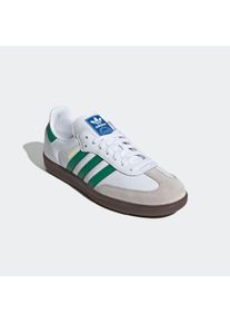 Sneaker adidas originals "SAMBA OG", Herren, Gr. 44, ftwwht, gr&uuml;n, supcol, Leder, Synthetik, Schuhe Sneaker, Topseller