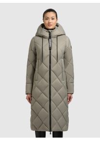 Steppmantel Khujo "CILIA", Damen, Gr. M (38), witcher gr&uuml;n, Steppware, Obermaterial: 100% Nylon. Futter: 100% Nylon. Wattierung: 100% Polyester, unifarben, kniebedeckend, elastischer Bund, M&auml;ntel Steppmantel