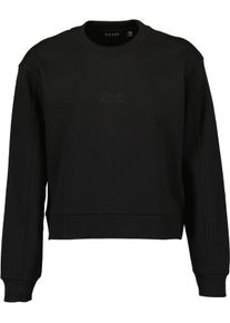Sweater Blue Seven "Blue Seven Sweatshirt", M&auml;dchen, Gr. 140, schwarz (9990, schwarz), 100% Baumwolle, normal normal, Rundhals, gerader Abschluss, Sweatshirts Sweater