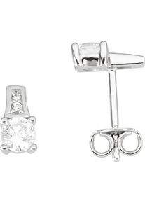 Paar Ohrstecker Firetti "Schmuck Geschenk Gold 333 Ohrschmuck Ohrringe Fantasie", wei&szlig; (wei&szlig;goldfarben, kristallwei&szlig;, kristallwei&szlig;), Ohrringe, Damen, Wei&szlig;gold 333, Paar Ohrstecker, mit Zirkonia (synth.)