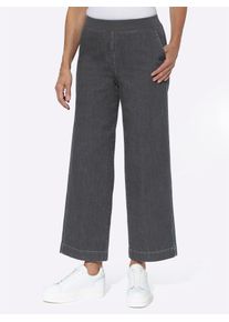 7/8-Jeans Inspirationen, Damen, Gr. 44, Normalgr&ouml;&szlig;en, grau (grau, denim), 98% Baumwolle, 2% Elasthan, unifarben, lang, Jeans 7/8-Jeans