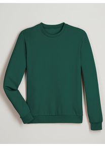 Sweatshirt CLASSIC, Herren, Gr. 52/54, gr&uuml;n (moos), 50% Baumwolle, 50% Polyester, unifarben, Rundhals, Sweatshirts Sweatshirt