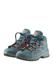 Wanderschuh Lowa "INNOX EVO GTX QC JR", Jungen, Gr. 36, dunkelpetrol, flame, Synthetik, Textil, Schuhe Wanderschuh, wasserdicht, winddicht,atmungsaktiv dank GORE-TEX Membrane