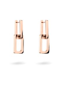 Paar Creolen Liebeskind Berlin "Schmuck Geschenk Edelstahl Ohrringe The Mini Link", rosa (ros&eacute;goldfarben), Ohrringe, Damen, 10mm, Edelstahl, Paar Creolen, Einh&auml;nger abnehmbar