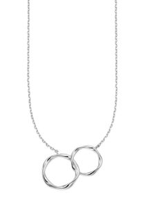 Kette mit Anh&auml;nger HECHTER PARIS "Schmuck Geschenk Silber 925 Halsschmuck Halskette Ankerkette", silber (silberfarben), Halsketten, Damen, Silber 925 (Sterlingsilber), L: 50 B: 3mm, Kette mit Anh&auml;nger, B:3mm