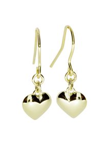 Paar Ohrh&auml;nger OSTSEE-SCHMUCK "- Herz 9 mm - Gold 333/000 -" Gr. 25, gold (gold 333, goldfarben, gelb), Ohrringe, Damen, Gelbgold 333, Paar Ohrh&auml;nger