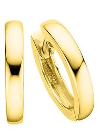 Paar Creolen Bruno Banani "Schmuck Geschenk Silber 925 Ohrschmuck Ohrringe", gold (gelbgoldfarben), Ohrringe, Damen, 17mm, Silber 925 (Sterlingsilber), Paar Creolen