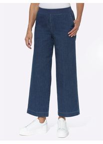 7/8-Jeans Inspirationen, Damen, Gr. 46, Normalgr&ouml;&szlig;en, blau (blau, stone, washed), 98% Baumwolle, 2% Elasthan, unifarben, lang, Jeans 7/8-Jeans