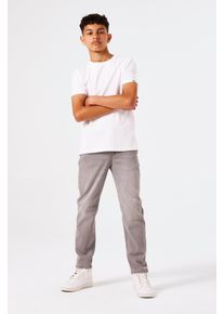 Dad-Jeans Garcia "Dalino", Jungen, Gr. 128, N-Gr, blau (light used), Denim/Jeans, Obermaterial: 99% Baumwolle, 1% Elasthan, unifarben, lang, Jeans Dad-Jeans, for Boys, mit Destroyed Effekten