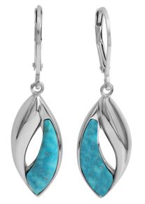 Paar Ohrh&auml;nger Firetti "Schmuck Geschenk Silber 925 Ohrschmuck Patentbrisur Edelstein", bunt (silberfarben, t&uuml;rkis, t&uuml;rkis), Ohrringe, Damen, Silber 925 (Sterlingsilber), Paar Ohrh&auml;nger, mit T&uuml;rkis