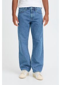 Loose-fit-Jeans Blend "BHFLAKE LOOSE NOOS", Herren, Gr. 38, L&auml;nge 30, blau (denim middle blau), Denim/Jeans, Obermaterial: 100% Baumwolle, unifarben, loose fit kn&ouml;chellang, Jeans Loose-fit-Jeans