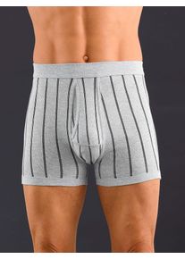 w&auml;schepur Schl&uuml;pfer W&Auml;SCHEPUR, Herren, Gr. 7, 2 Stk., grau (hellgrau, gestreift), 75% Baumwolle, 25% Polyester, Unterhosen Schl&uuml;pfer