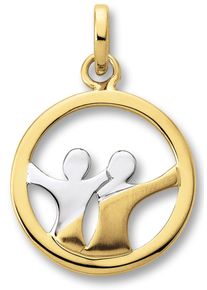 Sternzeichenanh&auml;nger ONE ELEMENT "Zwilling Sternzeichen Anh&auml;nger aus 333 Gelbgold", gold, Schmuckanh&auml;nger, Damen, Gelbgold 333, Sternzeichenanh&auml;nger, Astro