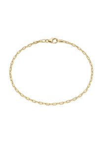 Armband Firetti "Schmuck Geschenk Gold 585 Armschmuck Armkette Stegankerkette" Gr. 19, gold (gelbgoldfarben), Armb&auml;nder, Damen, 19, Gelbgold 585, Armband