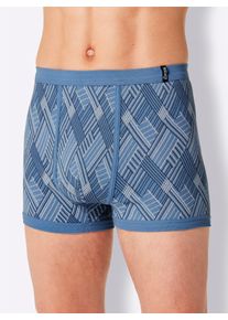 King&acute;S Club Schl&uuml;pfer KINGS CLUB, Herren, Gr. 12, 2 Stk., blau (mittelblau, bedruckt), 100% Baumwolle, Unterhosen Schl&uuml;pfer