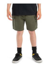 Bermudas Quiksilver "Taxer", Jungen, Gr. 14, braun (grape leaf), Obermaterial: 59% Microfaser, 40% Walkfrottier, 1% Elasthan;, Hosen Bermudas