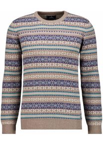 Rundhalspullover Ragman, Herren, Gr. 58, camel, Strick, 95% Baumwolle 5% Cashmere, Pullover Rundhalspullover