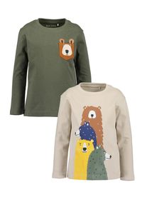 Langarmshirt Blue Seven "Blue Seven Langarmshirts", Jungen, Gr. 122, bunt (m001, multipack 1), 100% Baumwolle, normal, Rundhals, Shirts Langarmshirt