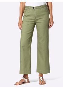 7/8-Jeans Inspirationen, Damen, Gr. 46, Normalgr&ouml;&szlig;en, schilf, 76% Baumwolle, 22% Polyester, 2% Elasthan, unifarben, lang, Jeans 7/8-Jeans