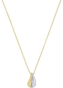 Kette mit Anh&auml;nger Amor "2039097", silber (gelbgoldfarben, silberfarben), Halsketten, Damen, Silber 925 (Sterlingsilber), L: 45, Kette mit Anh&auml;nger