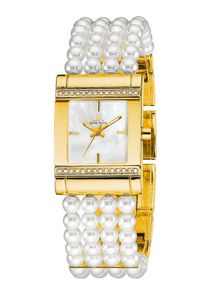 Quarzuhr, wei&szlig;, Armbanduhren, Damen, Quarzuhr