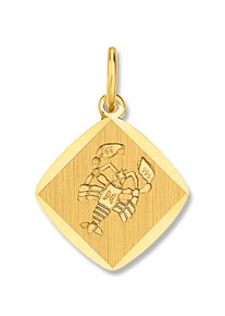 Sternzeichenanh&auml;nger ONE ELEMENT "Krebs Sternzeichen Anh&auml;nger aus 333 Gelbgold", gold, Schmuckanh&auml;nger, Damen, Krebs, Gelbgold 333, Sternzeichenanh&auml;nger, Astro