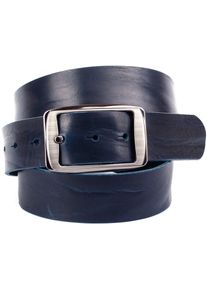 Lederg&uuml;rtel Anthoni Crown, Damen, Gr. 105, blau, Leder, genarbt, unifarben, G&uuml;rtel Lederg&uuml;rtel, pflanzlich gegerbtes Leder