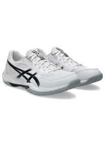 Hallenschuh asics "GEL-ROCKET 12", Damen, Gr. 44,5, schwarz-wei&szlig; (wei&szlig;, schwarz), Synthetik, Schuhe Hallenschuh, besonders geeignet f&uuml;r Handball und Volleyball