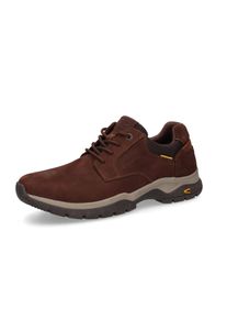 Schn&uuml;rschuh Camel Active, Herren, Gr. 40, cafe, Leder, Basic, Schuhe Schn&uuml;rschuh, Sneaker, Freizeitschuh mit robuster Trekkingsohle