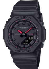Chronograph Casio G-SHOCK, schwarz (schwarz, schwarz), Armbanduhren, Damen, Chronograph, Quarzuhr, Armbanduhr, Damenuhr, Herrenuhr, analog, digital