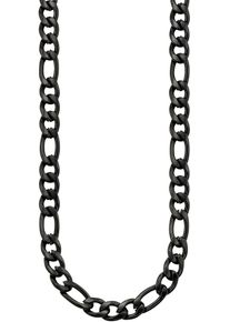 Edelstahlkette Bruno Banani "Schmuck Geschenk Halsschmuck Halskette", schwarz, Halsketten, Damen, Edelstahl, L: 55 B: 7,2mm, Edelstahlkette, B:7,2mm
