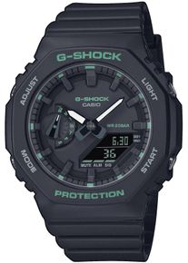Chronograph Casio G-SHOCK, schwarz (schwarz, mint), Armbanduhren, Damen, Chronograph, Quarzuhr, Armbanduhr, Damen, Herren, digital, bis 20 bar wasserdicht