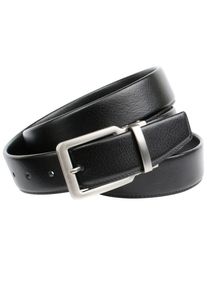 Lederg&uuml;rtel Anthoni Crown, Herren, Gr. 90, schwarz, Leder, unifarben, Basic, G&uuml;rtel Lederg&uuml;rtel, Klassischer Lederg&uuml;rtel in schlichter Eleganz