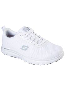 Berufsschuh Skechers Gr. 39, wei&szlig;, 39, Lederimitat, Textil, Schuhe, Berufsschuh, Schn&uuml;rschuh f&uuml;r Gastronomie,Pflege mit gepolsterter Innensohle