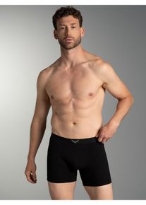 Boxer TRIGEMA "TRIGEMA Pants mit praktischem Gummibund", Herren, Gr. XXL, 1 Stk., schwarz, 95% Baumwolle, 5% Elastan, Unterhosen Boxer