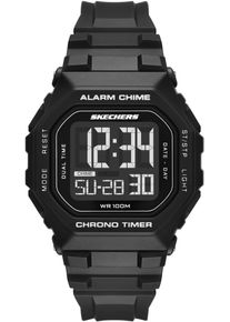 Chronograph Skechers "WHITFIELD", schwarz (schwarz, t&uuml;rkisfarben), Armbanduhren, Herren, Chronograph, Quarzuhr, Armbanduhr, Herrenuhr, digital, Tag, Wochentag
