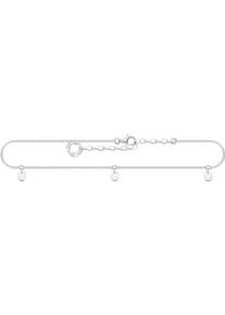 Fu&szlig;kette Thomas Sabo "AK0025-001-21-L27V" Gr. 27, silber (silberfarben), Fu&szlig;ketten, Damen, 27, Silber 925 (recycelt), Fu&szlig;kette