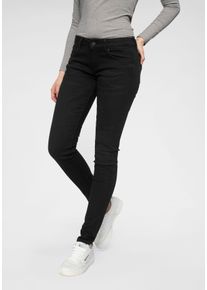 Skinny-fit-Jeans Pepe Jeans "SOHO", Damen, Gr. 31, L&auml;nge 32, schwarz (s98 washed schwarz), Denim/Jeans, Obermaterial: 92% Baumwolle, 6% Polyester, 2% Elasthan, skinny fit lang, Jeans Skinny-fit-Jeans, im 5-Pocket-Stil mit 1-Knopf Bund und Stretch-Anteil