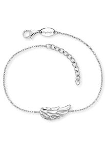 Armband Engelsrufer "Schmuck Geschenk Engelsfl&uuml;gel", silber (silberfarben), Armb&auml;nder, Damen, 20cm, Silber 925 (Sterlingsilber), Armband